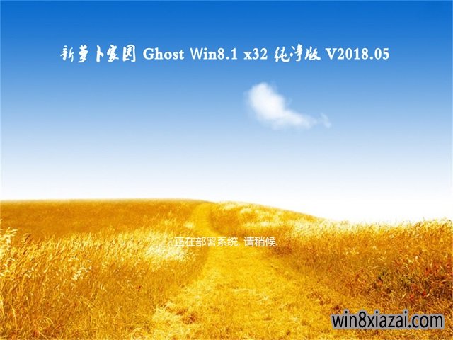 ܲ԰Ghost Win8.1 X32 ´201805(Զ)  ISO