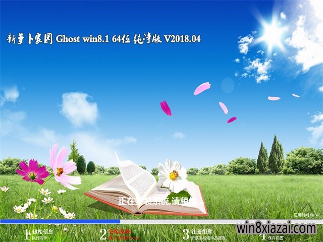 新萝卜家园Ghost Win8.1 X64位 纯净版2019年4月(自动激活)  ISO镜像免费下载